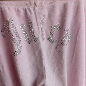 Bedazzled Juicy Couture velour jogger
